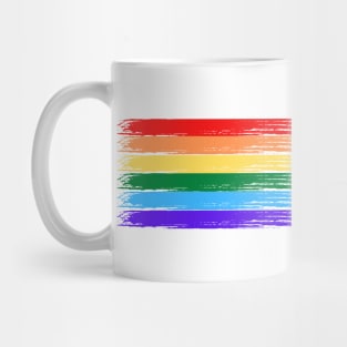 Pride Collection - Pride Flag (Paint Streak/Horizontal) Mug